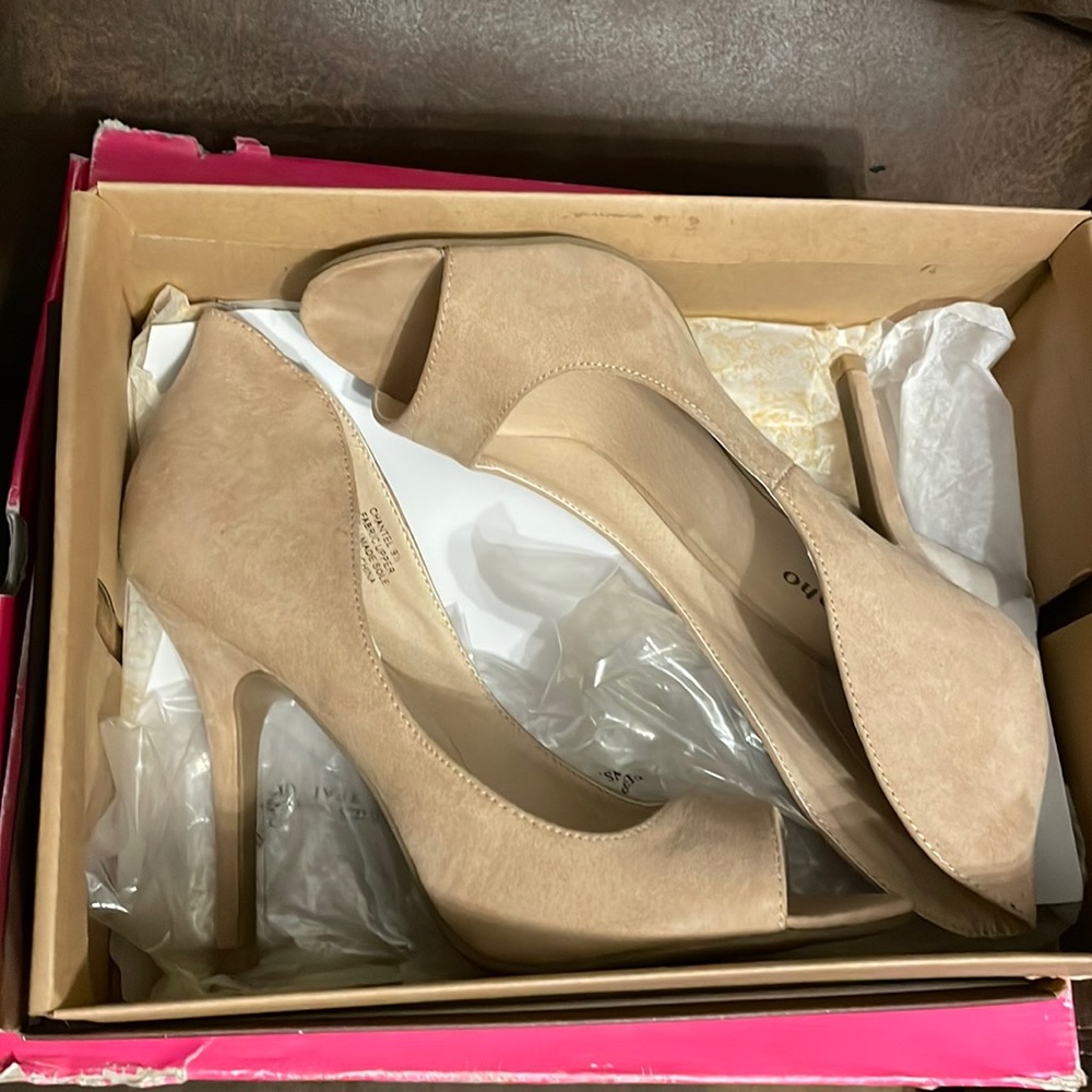 Open toe Heels